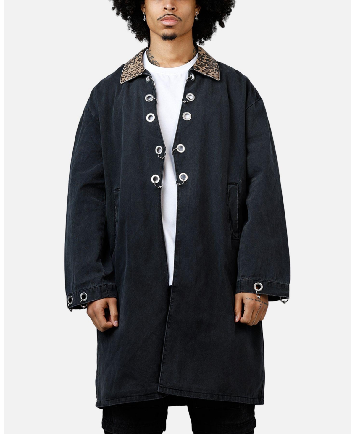 Loiter Men's Rusted Trench Coat Jacket