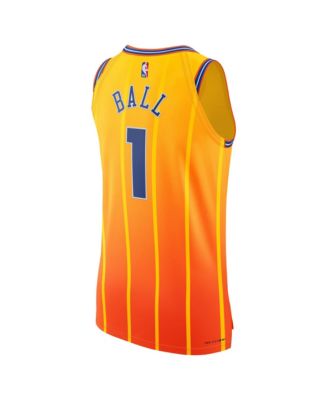 Men's and Women's LaMelo Ball Orange Charlotte Hornets 2025/26 City Edition Authentic Jersey