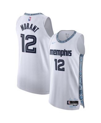 Nike - Men's and Women's Ja Morant White Memphis Grizzlies 2025/26 City Edition Authentic Jersey