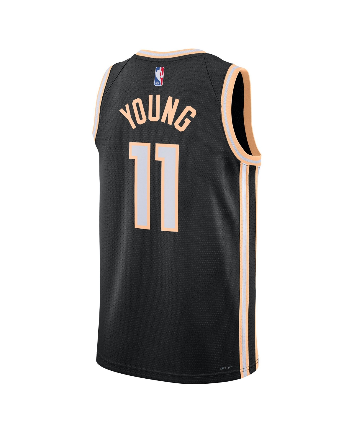 Nike Men's and Women's Trae Young Black Atlanta Hawks 2025/26 City Edition Swingman Jersey
