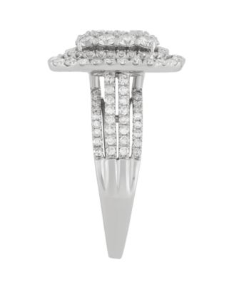 Diamond Ring (2 ct. t.w.) in 10k White Gold
