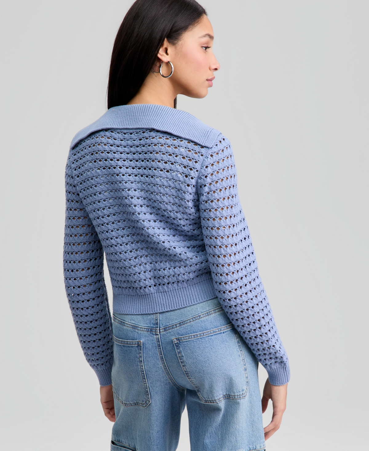 And Now This Petite Tie-Front Sweater, Macy's Exclusive