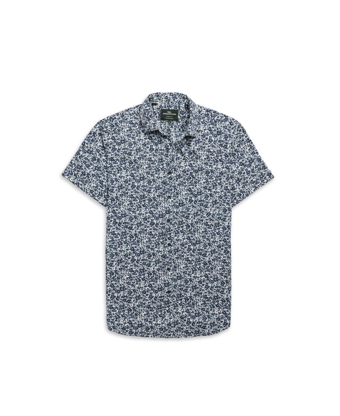 Мужская рубашка Rodd & Gunn Sport Fit South Hampton Cotton, цвет: Чернильный — фото 3