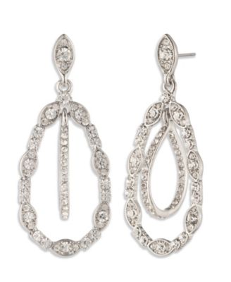 Glass Crystal Orbital Dynamic Earrings (also in Silver-Tone and Rose Gold-Tone)