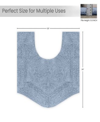 Home Weavers Waterford Contour Bath Rug, 20" x 20"