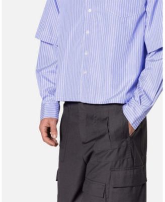 Men's Double Layer Pinstripe Shirt