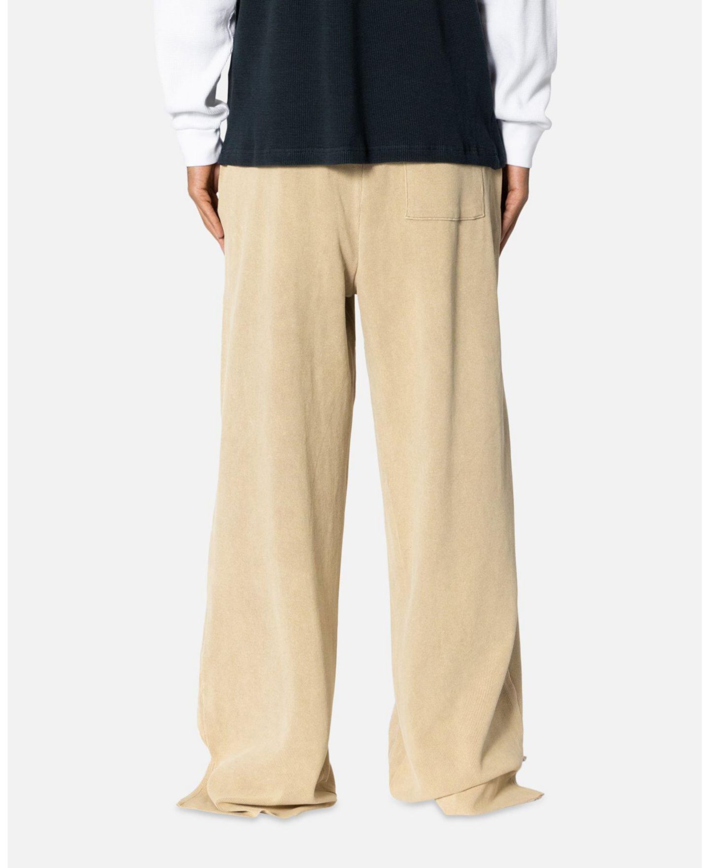 Мужские брюки mnml Ribbed Slinky Sweatpants, цвет: Бежевый — фото 3