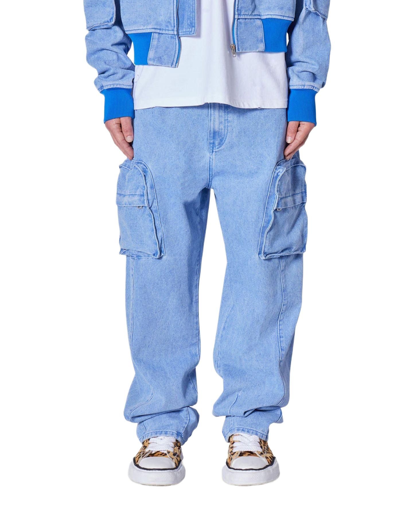 Мужские джинсы mnml Ultra Baggy Feeling Blue Denim — фото 1