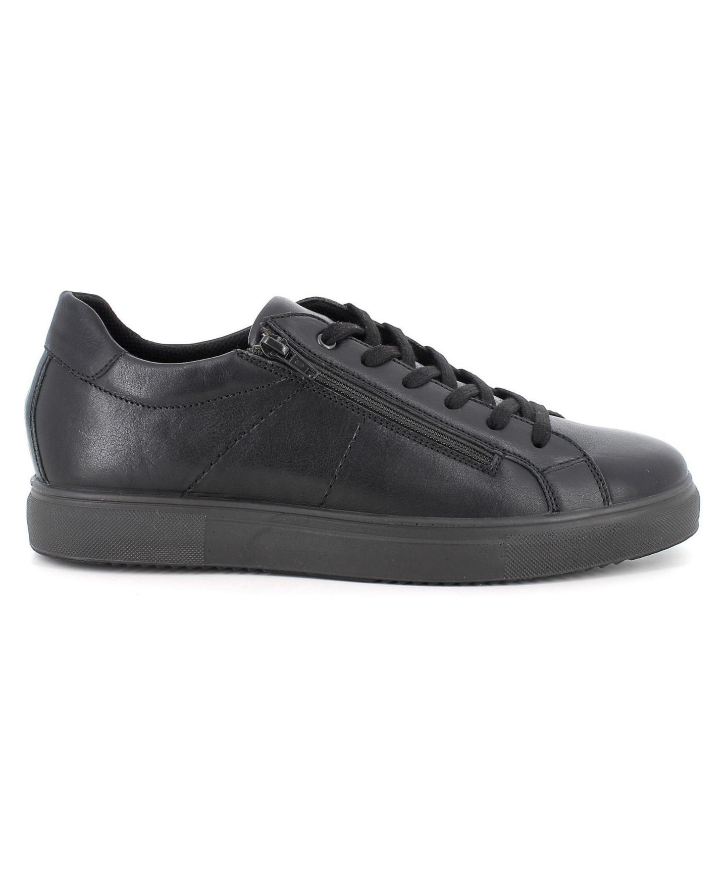 Мужские кроссовки Alpine Swiss Dante Made in Italy Low-Top Leather, цвет: Чёрный — фото 2