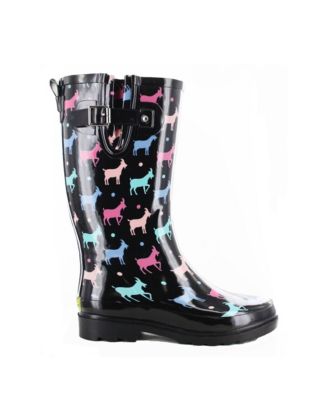 Women's Dotty Goats Tall Rain Boot