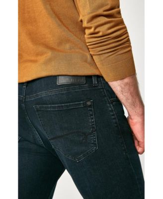 Men's Mavi Jake Slim Leg in Deep Blue-Black Williamsburg