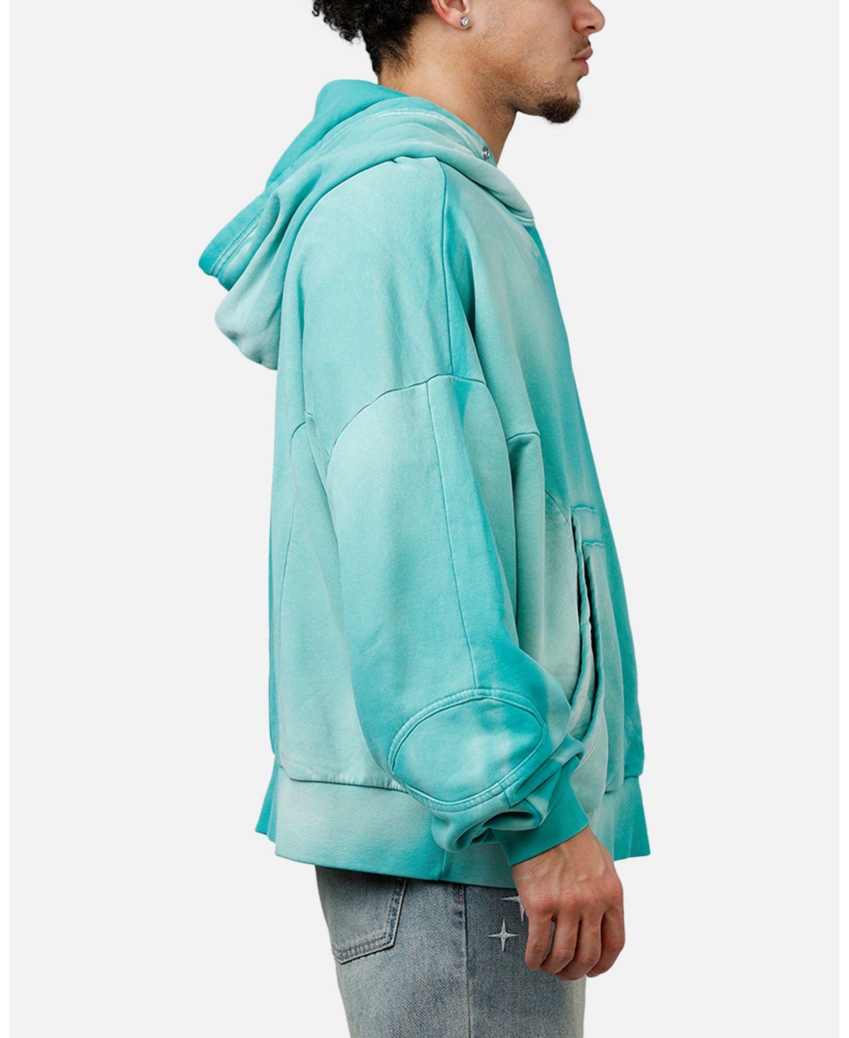mnml Men's Double Pouch Sprayed Hoodie