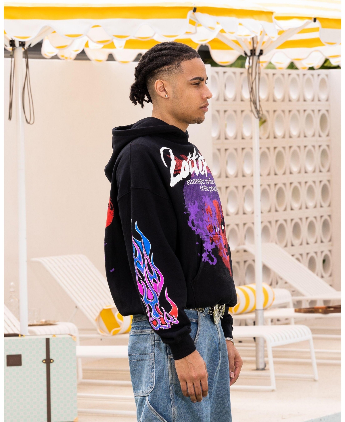 Loiter Men's Live In Direct Vintage Hoodie