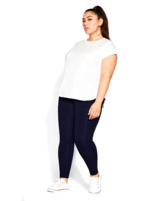 Women's Plus Size Petite Pima Cotton Pants