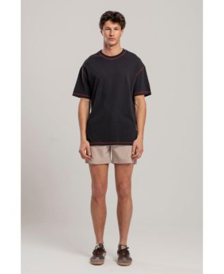 Men's Free Heaven Crochet Cotton T-Shirt