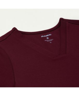 Women's Cesi 2-Pocket Slim Knit V-Neck Scrub Top