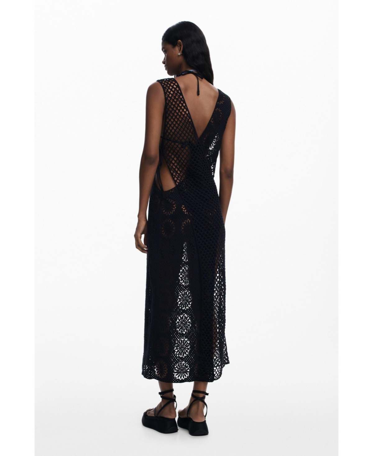 Desigual Women's Crochet dress