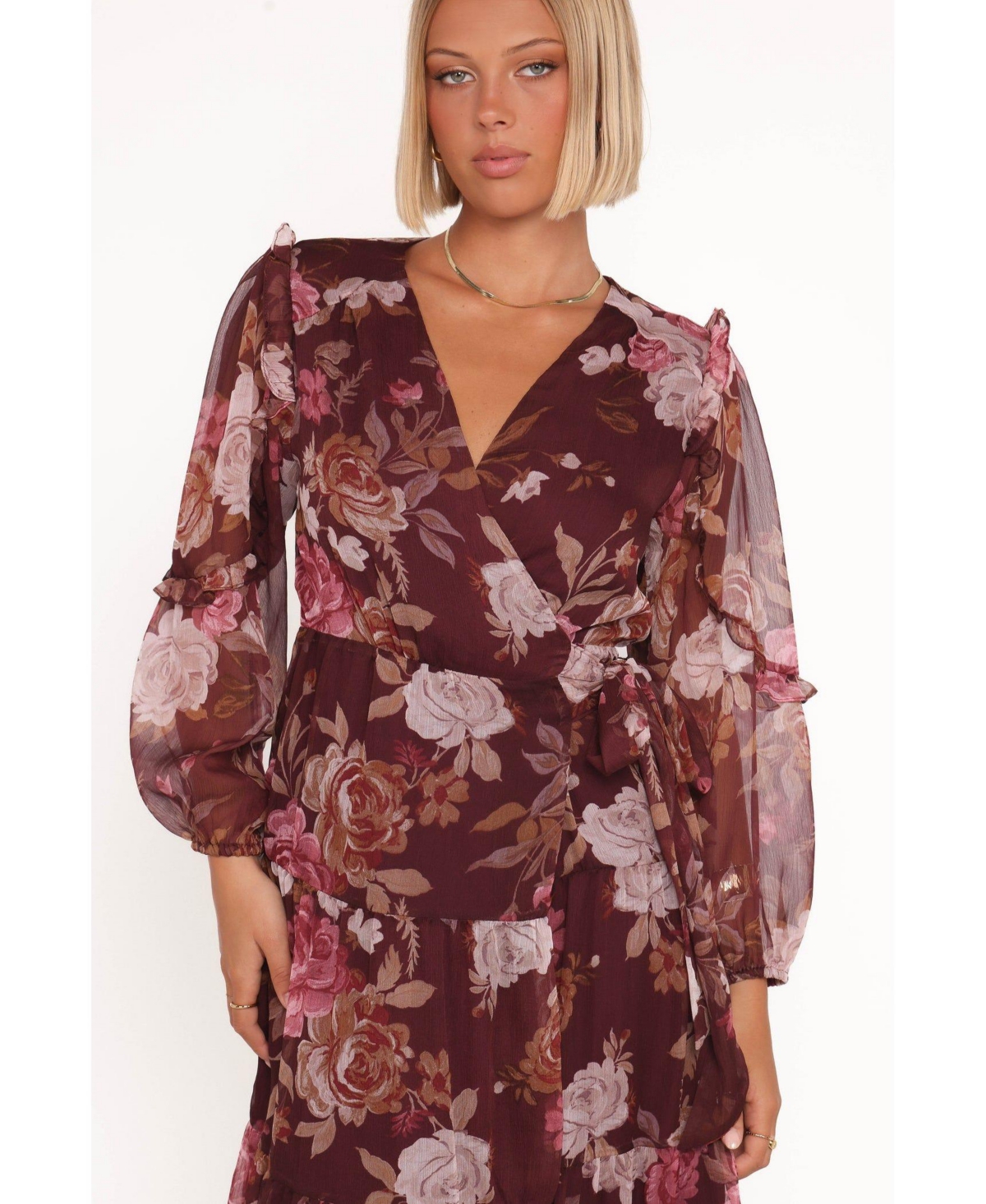 Petal and Pup Women's Korina Long Sleeve Maxi Dress