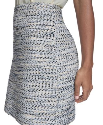 Women's Tweed Short Pencil Skirt