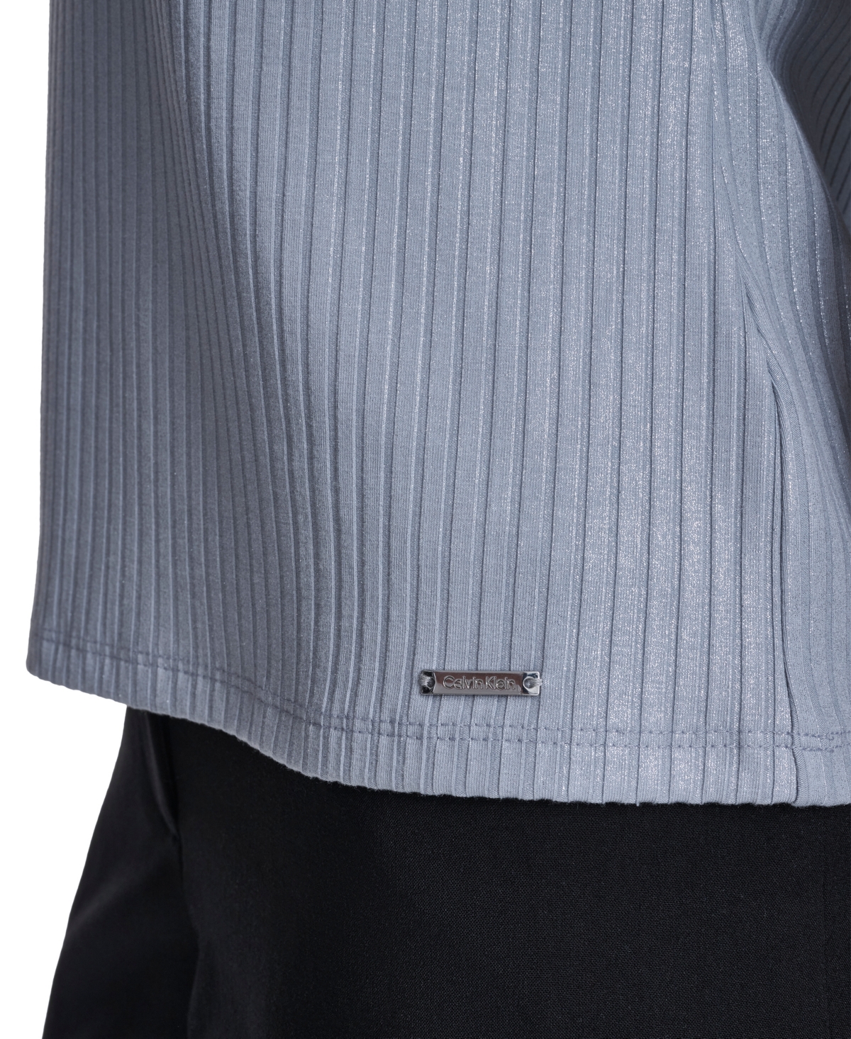 Calvin Klein Women's Short-Sleeve Striped Top