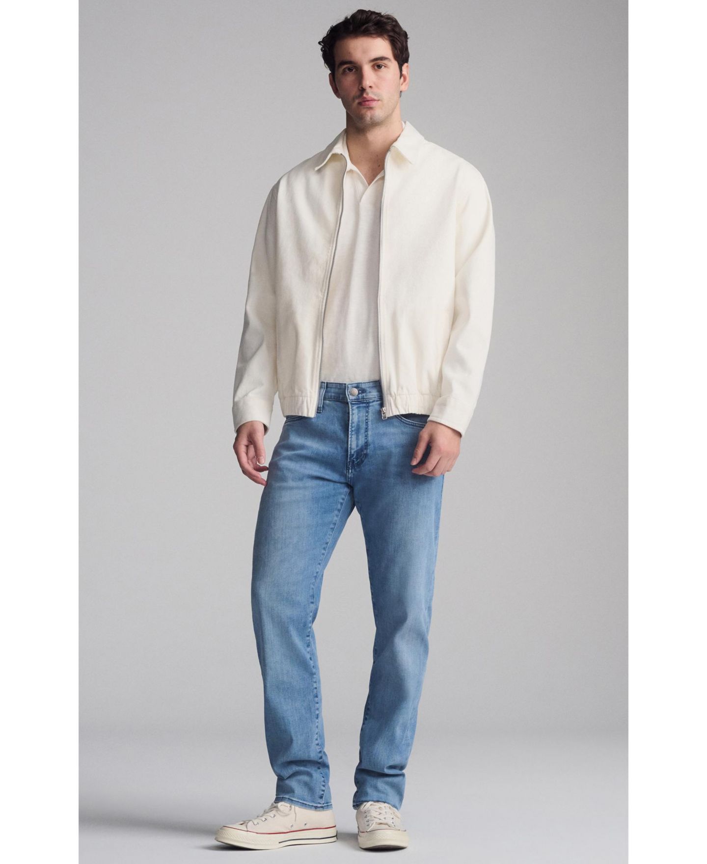 Мужские джинсы Mavi Jeans Mavi Jake Slim Leg In Light Tonal Brushed Supermove, цвет: Светлый синий — фото 5