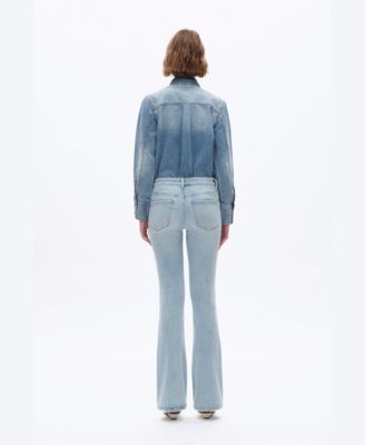 Women's Low-Rise Super Stretch Slim-Fit Bootcut Jeans