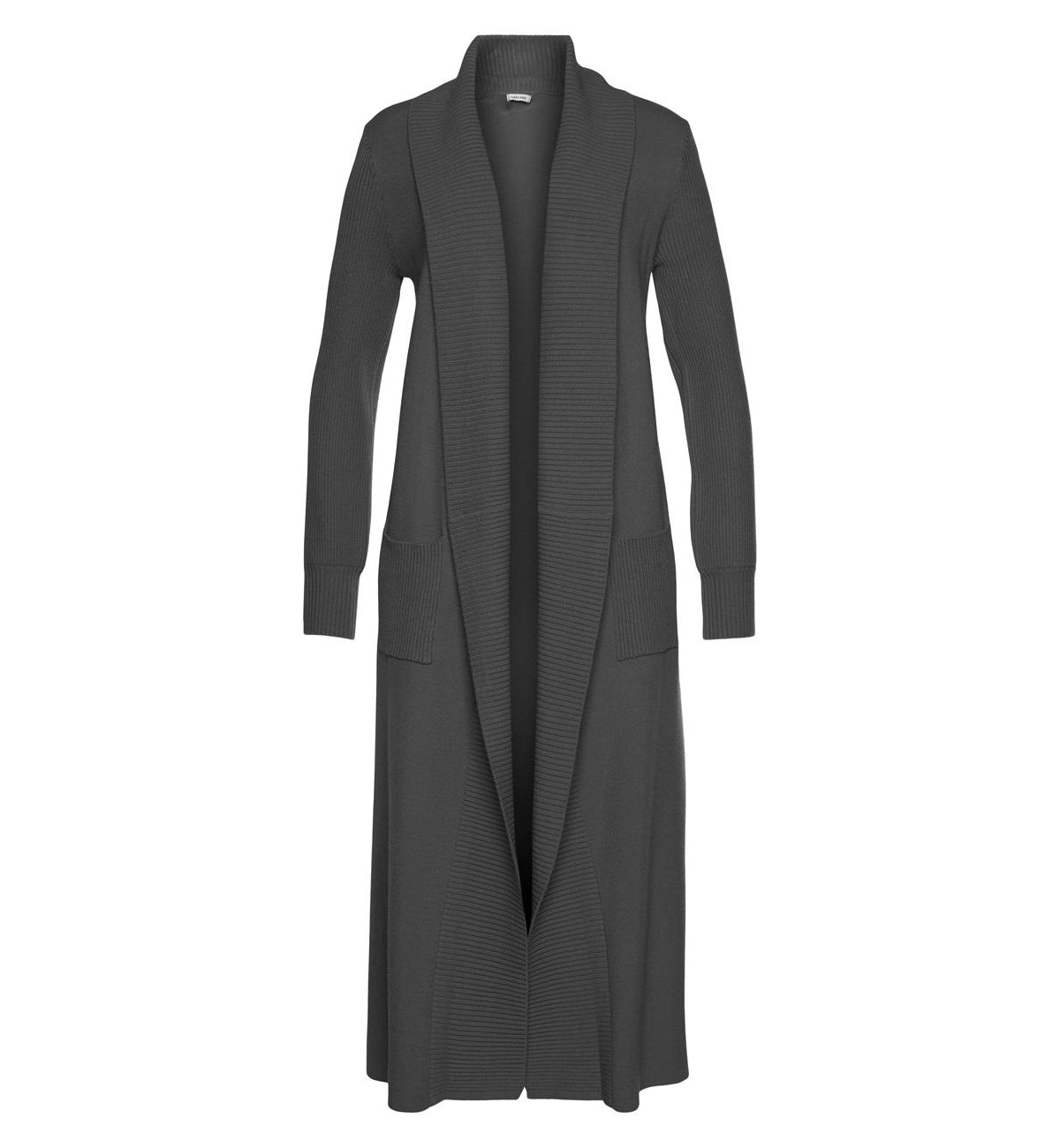 Lascana Women's Long Length Knit Cardigan With Pockets