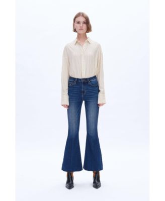 Women's High Rise Flare Leg Denim Jeans