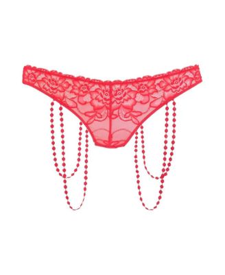 Women's Strappy Lace Thong