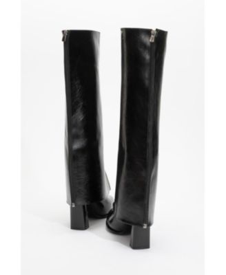 Women Aja Block Heel Convertible Knee High Boot