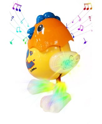 New 10.1" Super Bundle Kids Tablet Octa Core 256GB with Red Defender Case and Smart Chicken Toy Lights and Music show Newest Android 15