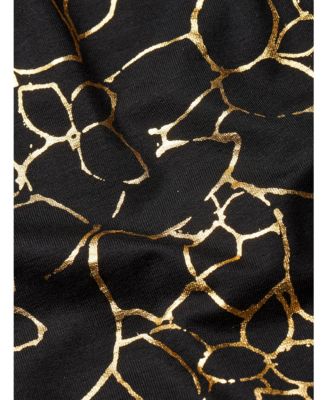 Women's MaNylindra Metallic Floral Print Dress