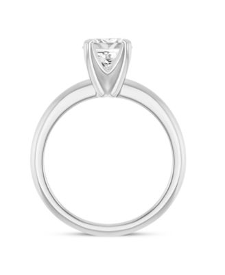 Diamond Emerald-cut Solitaire Engagement Ring (3/4 ct. t.w.) in 14k White Gold