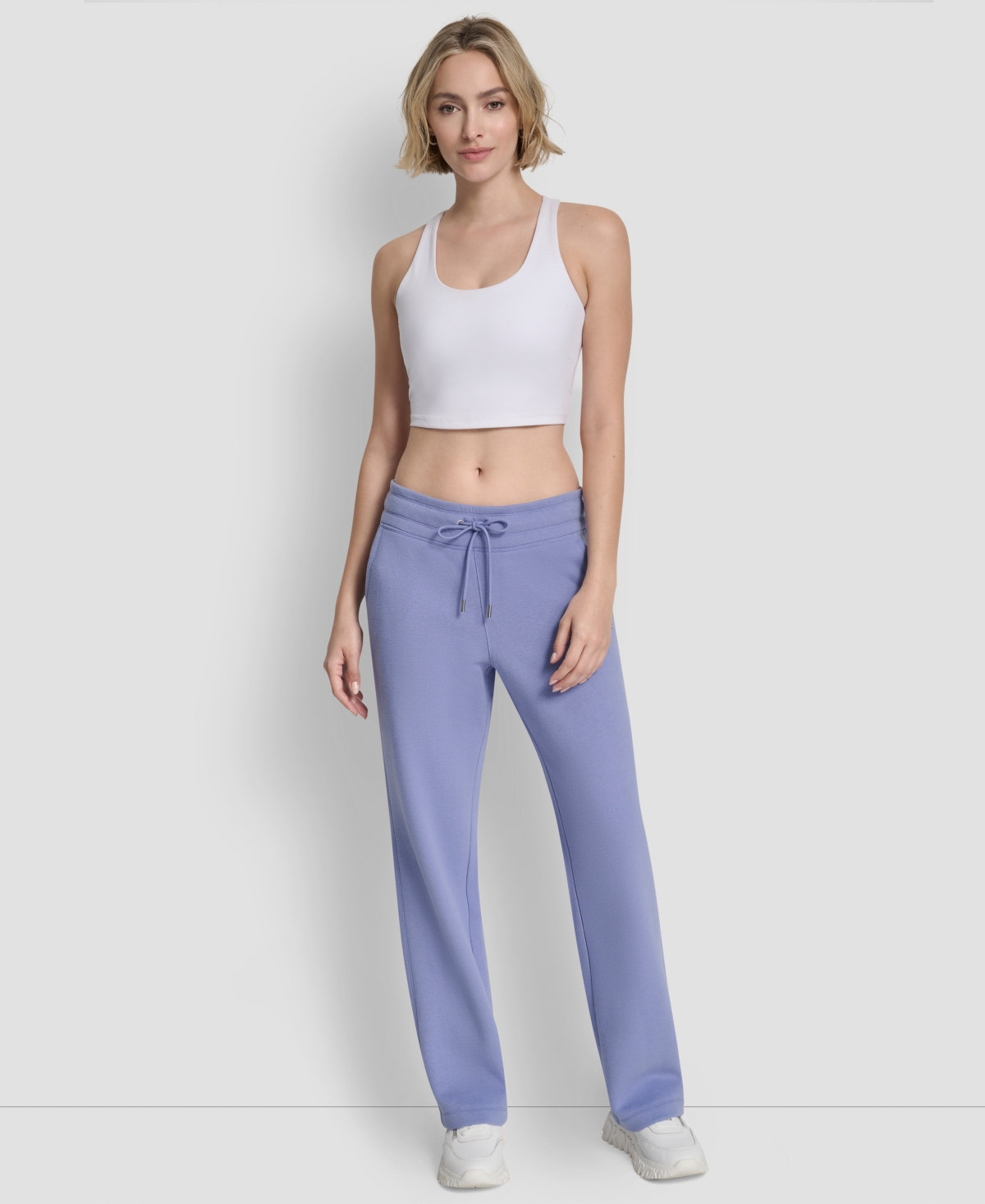 Dkny Women's Metallic Bubble Open Leg Pull-On Pants