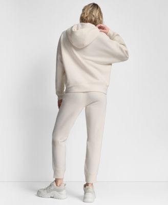 Women's Metallic Bubble Logo Drop Shoulder Pull-On Hoodie