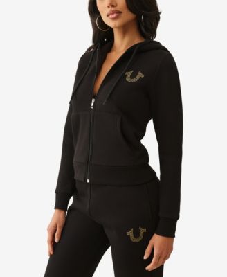 Women's Crystal Zip Hoodie
