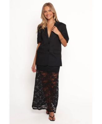 Women's Laken Sheer Lace Maxi Skirt