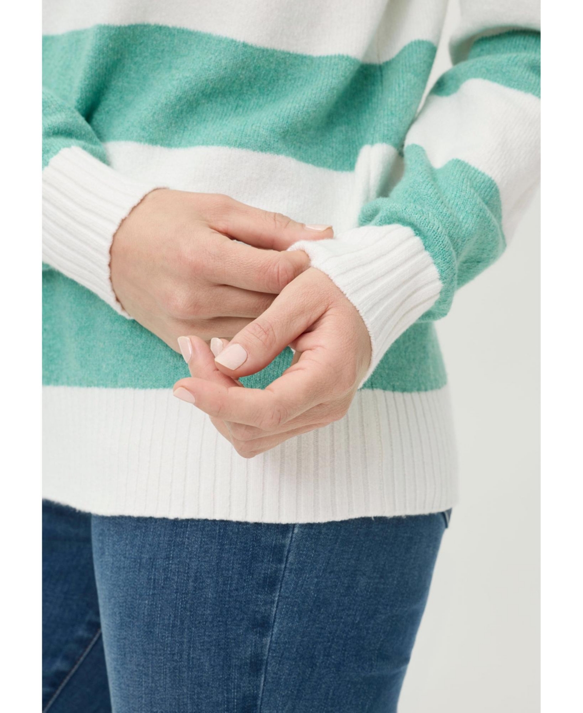 Olsen Women's Stripe Sweater