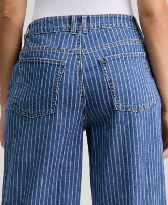 Women's Cuffed Wide-Leg Jeans, Macy's Exclusive