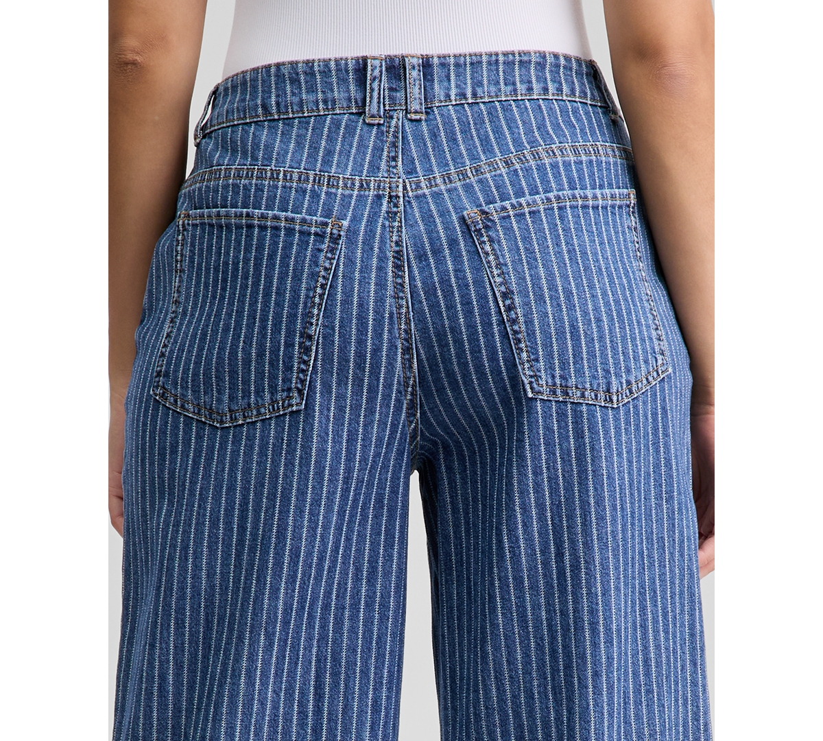 And Now This Women's Cuffed Wide-Leg Jeans, Macy's Exclusive