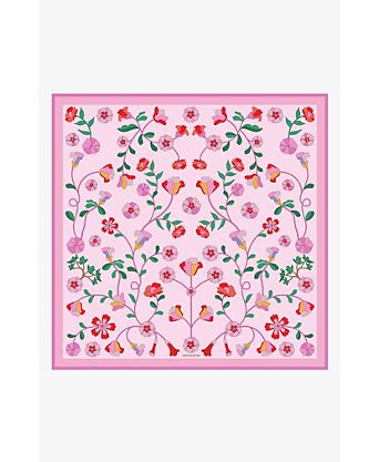 Blush Botanica Double Sided Silk Scarf