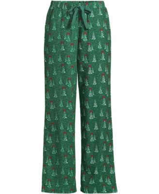 Women's Flannel Wide Leg Sleep Pants