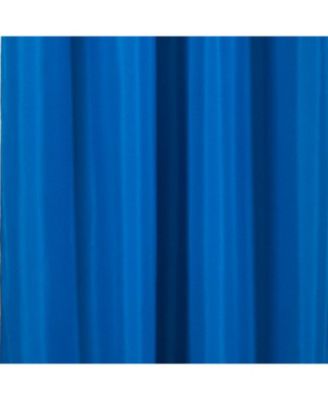 Olivia Gray Gilbert Solid Single Grommet Curtain Panel Pair - 54x63", Navy