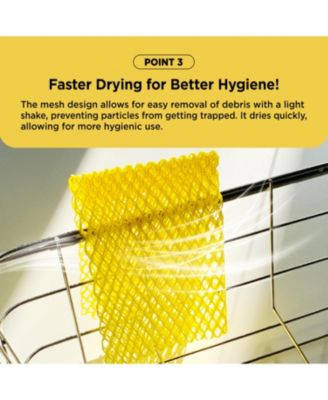 Kproduct4u K-CORNSSIL 6 Layers PLA Mesh Scrubber, 5 pcs