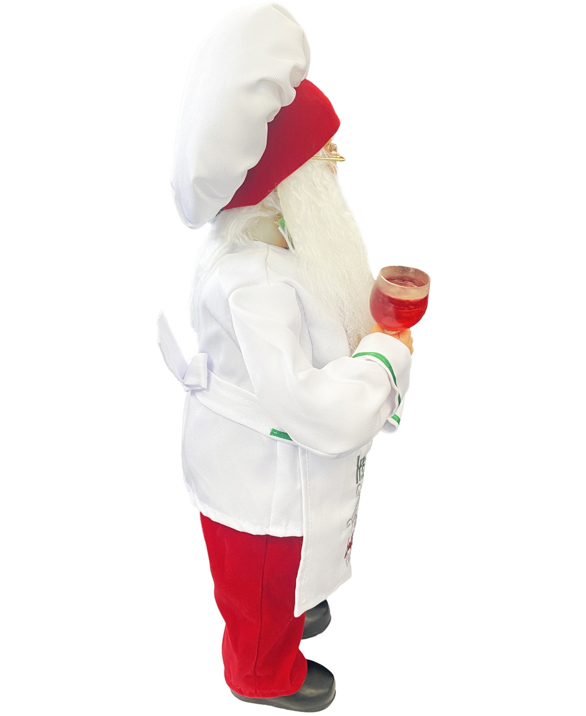 Santa's Workshop 16" It's Not Good To Keep Things Bottled Up Santa Claus In Red