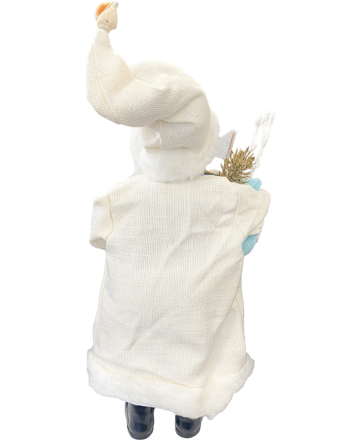 Santa's Workshop 15" Coastal Claus Ii In White
