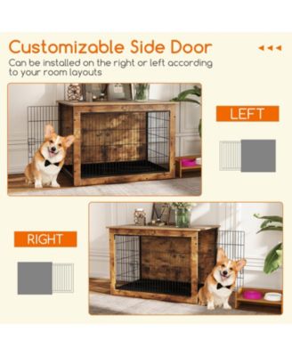 Dog Crate Furniture for Medium/Large Dogs 39'' Indoor Pet House Side End Table