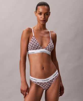 Women's Icon Cotton-Modal Lightly Lined Triangle Bralette QF8498