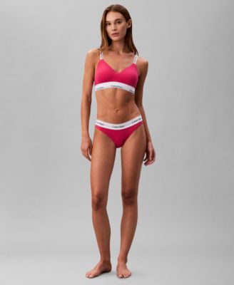 Women's CK Icon Cotton Modal Bikini Underwear-QF8520