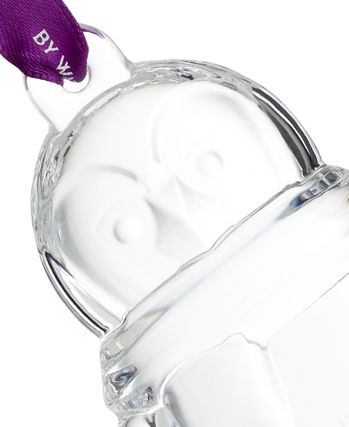 Marquis By Waterford Crystal Penguin Ornament In Purple